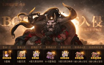 BOSS入侵！守卫亚斯特大陆活动