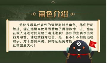 黑沙情报局丨自然之域的神射手——游侠