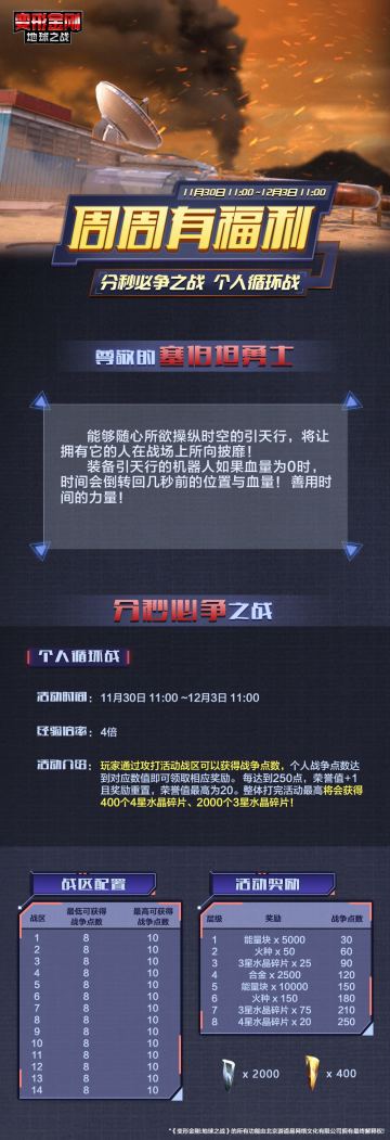 【本周活动】-分秒必争之战