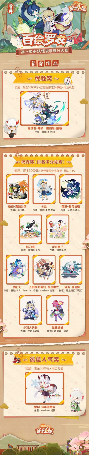 百绘罗衣 | 皮肤设计大赛获奖作品公示