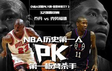 乔丹之间的PK！乔丹PK克劳福德