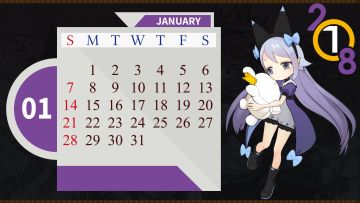 【妖精的尾巴】游戏版角色2018日历-12张（收藏）