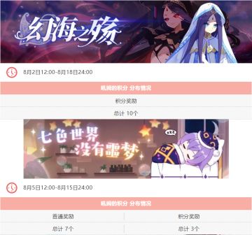 活动汇总 | 在幻海里誓死守门的一周！