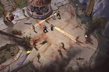 《Survive Another Day》游戏战斗场景原画——游乐园