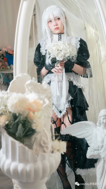 cos：碧蓝航线赫敏cos正片@AIi爱酱，皇家黛朵级女仆
