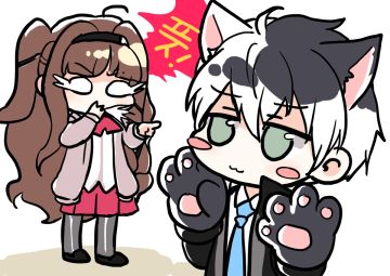 #角虫的腿部挂件#这下都有软萌的耳朵肉垫啦（来源：@P-)