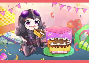 同人图｜天角星刚莱姆·洛克生日快乐