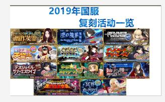 【Fgo】复刻年！国服2019年全部复刻活动一览