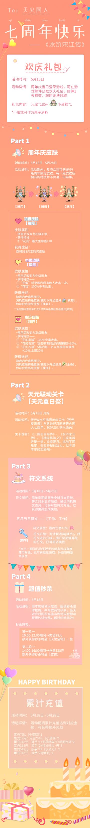 【518周年庆】丨七年不痒，热爱依旧：符文系统正式上线，绝美皮肤华丽登场，天元武将齐聚一堂！
