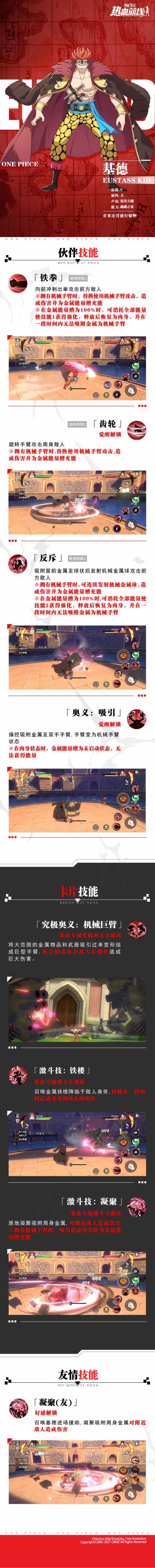 一张图看懂基德：机械巨臂出击！磁磁果实能力者登场