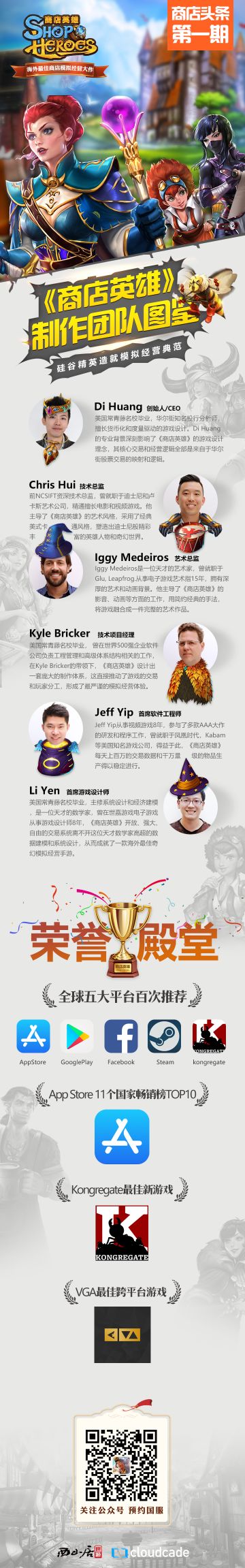 商店模拟经营典范 《商店英雄》海外团队图鉴