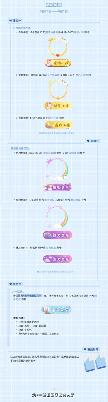 祝全体大盆友，小盆友六一快乐