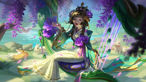 绘卷皮肤爆料丨蔡文姬·璧玉灵:琼玉本是美好之物,不该被卷入到世俗的争夺中截图