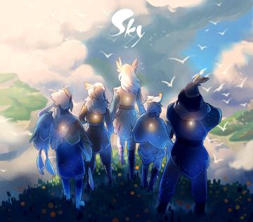 《光·遇》国际服发布了新季节的宣传图