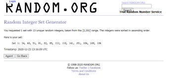 11月12日获奖结果公布