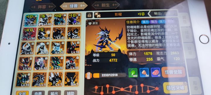 搞了个11新生的初始,玖离20片了,正在做镇魂,应该怎么发展?截图