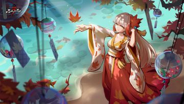 忍者必须死3主题壁纸 ——【绯红霜叶】