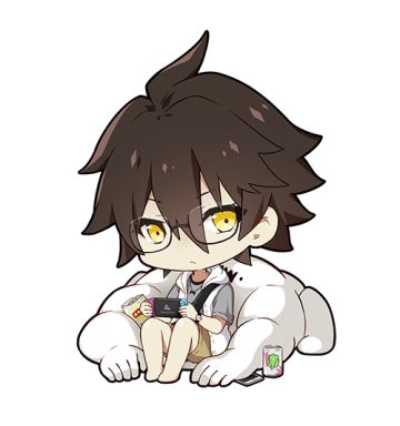 【同人】画了白鸦和小优的Q版^ ^