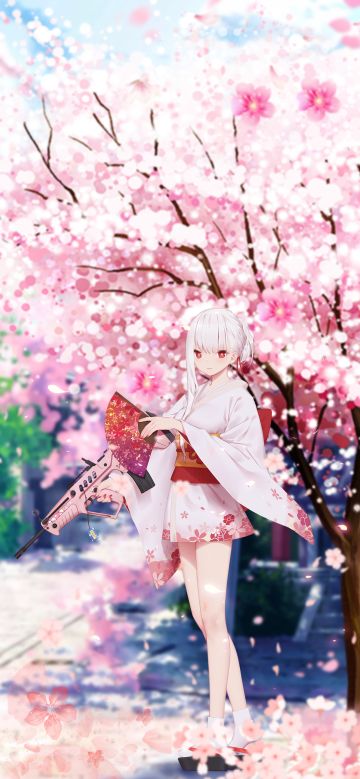 【终端福利发放】果然樱花和和服最配了——TAR-21和服出镜！