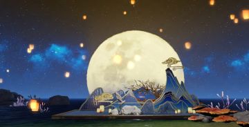 @全体少侠，错过可惜！江湖首现中秋奇景，赠你一轮月。