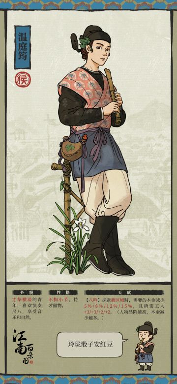 【江南人物传】玲珑骰子安红豆，入骨相思知不知——温庭筠