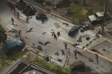 《Survive Another Day》游戏战斗场景原画——公路