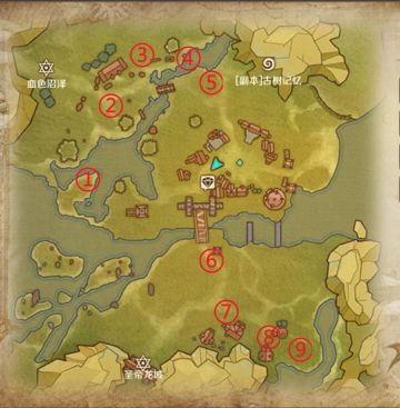 【落日酒馆见闻录】《我叫MT4》紫色宝图点汇总––沙漠帝国林地篇