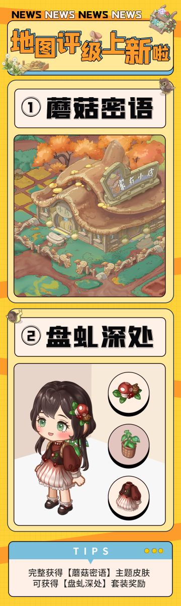 地图评级上新啦，来品尝下大自然的香味吧！