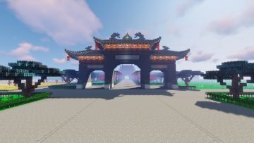 在MC中搭建应天府！9-4日，农田区+进城大道