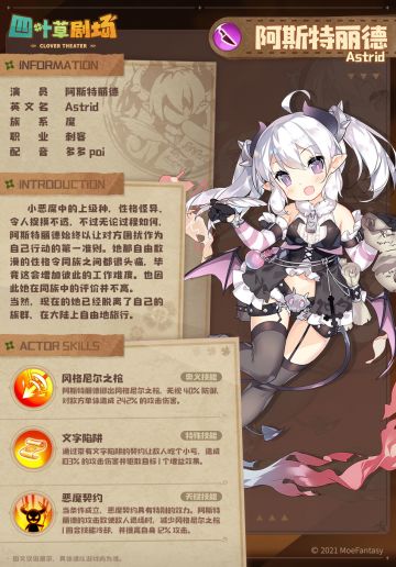 【演员登记表】阿斯特丽德