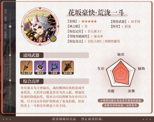 角色池中的荒泷一斗和五郎值不值得抽？截图