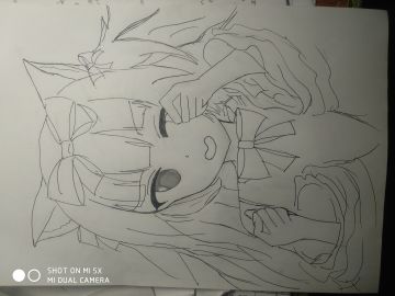 画了这么多艾拉怕雪风大人生气，干脆就一起画了