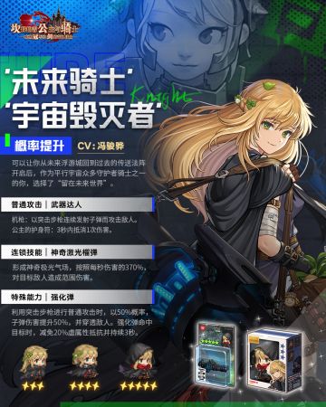 【坎公骑冠剑】【未来骑士】&【未来公主】&【偶像骑士团长伊娃】召唤概率限时UP ！