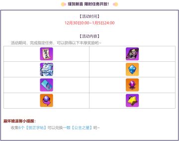 新的快乐会在新的一年迎面扑来