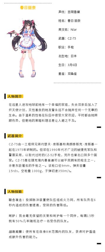 【炽天使档案——CZ-75】这个奶妈有点萌