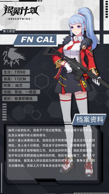 【人事档案】幽灵小队队长——FN CAL上阵