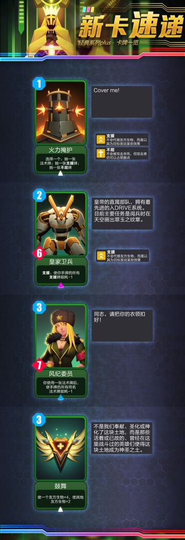 帝国、智械两大阵营经典系列新卡公布