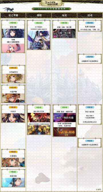 【版本计划】国服8月版本预告