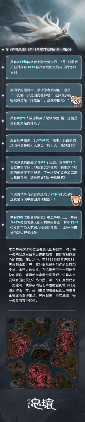 【创世测感谢信】咪姐带你回顾创世测旅程&旅者疑问大解答！