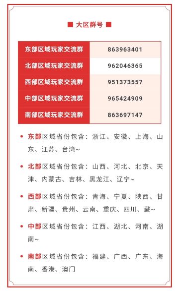全国五大区域交流群线上赛开启！加群赢取实体纪念卡