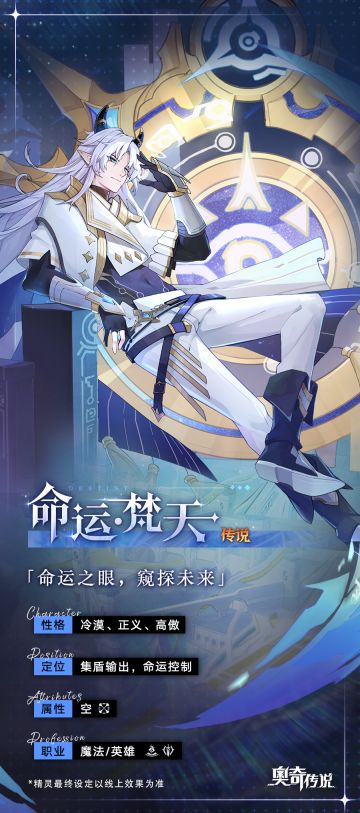 【新精灵档案】命运•梵天——“你能够掌握自己的命运么？在之后的合作中，我希望听到有趣的答案”