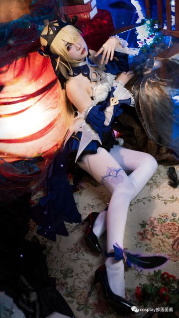 cos：原神菲谢尔极夜真梦cos正片@阮邑