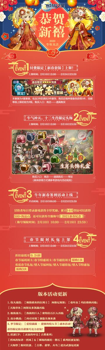 密特拉之星2月10日维护更新公告