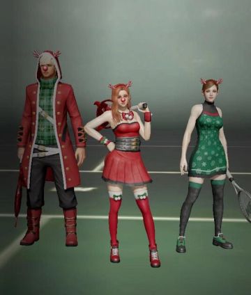 双旦狂欢第一弹 圣诞时装限定球员联合出击