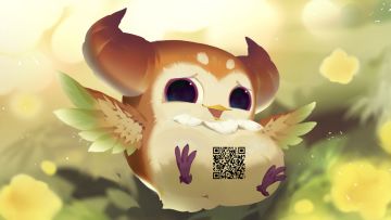 「想知道我的秘密，就扫我的Q、R、Code吧～」(被伞打飞)