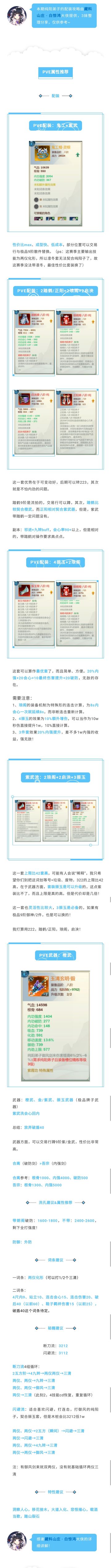 御风剑来丨纯阳弟子配装小课堂