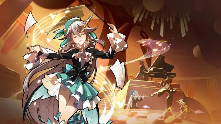 强大而优雅~伊鹤全新皮肤【翡歌咏叹】展示！截图