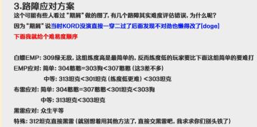 【转自NGA】【少女前线】[炒冷饭攻略氵][背刺指北]中高配下的路障难易度与实战配置、操作详解(基本施工完毕)