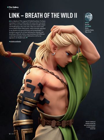 3D艺术家Zeephos制作的《塞尔达传...