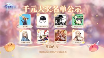 中奖公示丨千元大奖来啦！